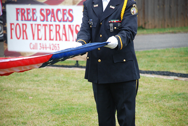 Veterans Plaza Dedication at Fair VIew Cemetery, Roanoke, VA, November 11, 2015