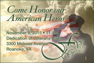 Veterans Day Dedication, 2015